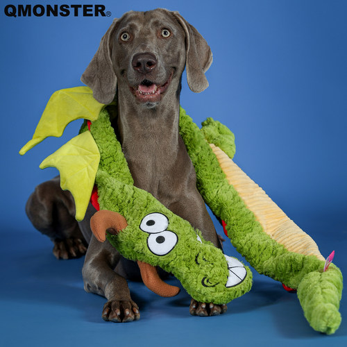 响纸大龙玩具QMONSTER互动拔河