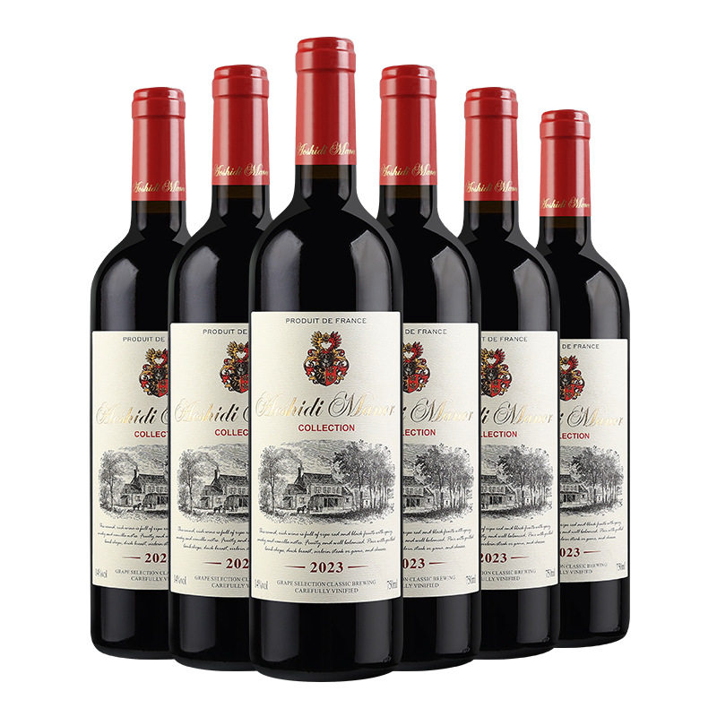 法国原汁进口赤霞珠威洛干红葡萄酒红酒14度干型红酒