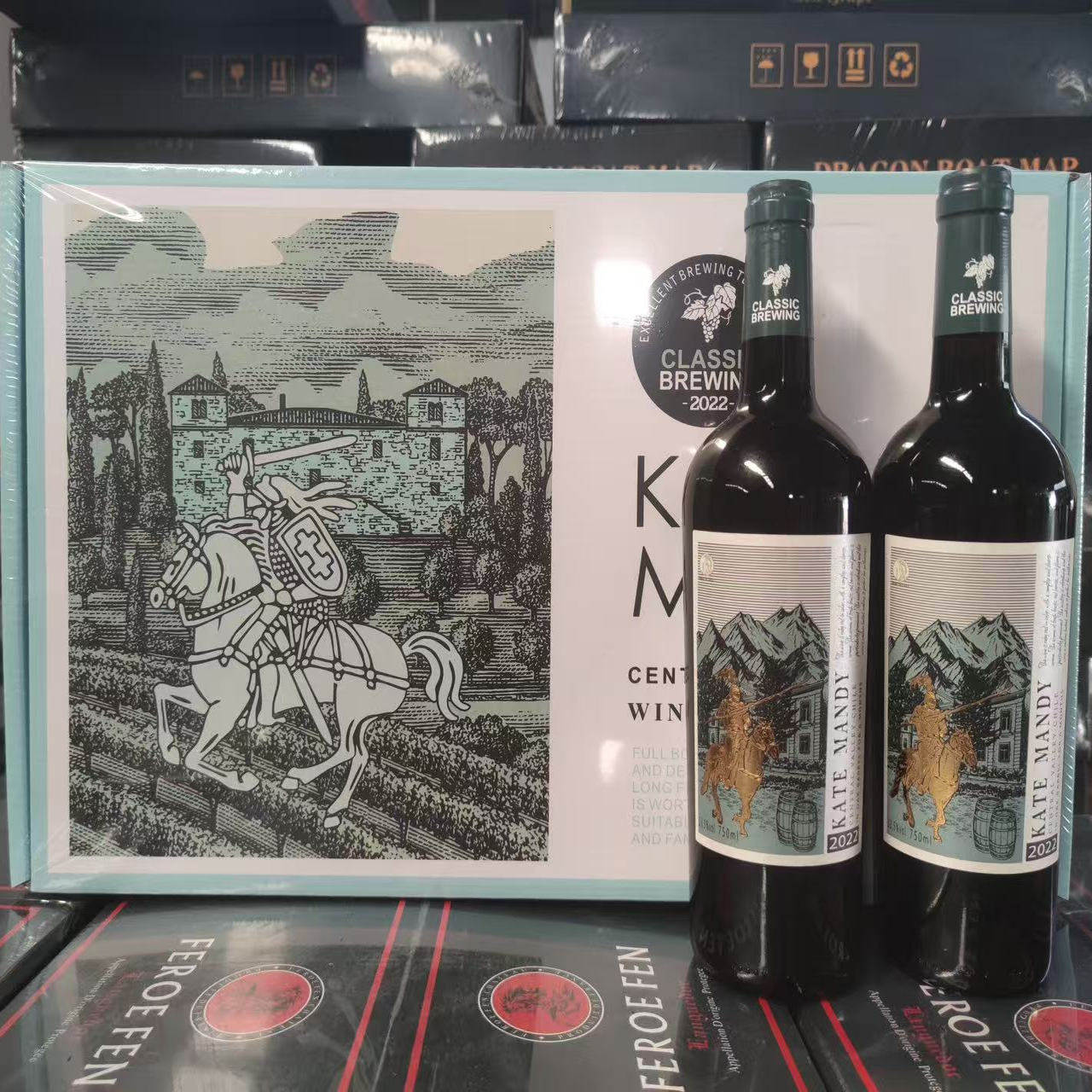 智利原瓶6瓶干红葡萄酒整箱礼盒