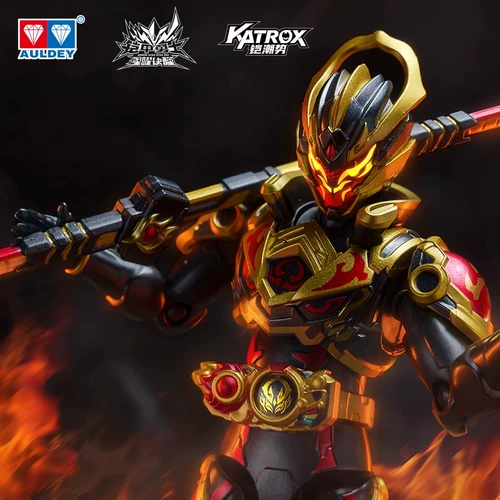 Audi Double Diamond Armor Warriors Heroes Armor 4th Blind Box Motion Doll Модель звезд