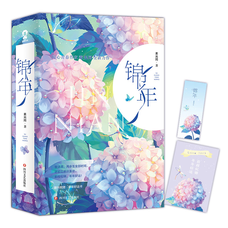 赠 年年好运卡】锦年全二册 百岁之好一言为定作者素光同正版青春文学畅销书籍 青春校园爱情情感小说类似栖见白日梦我伪装学渣等