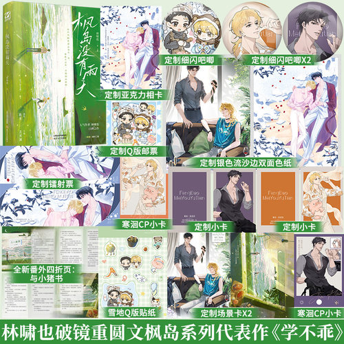 印特签】枫岛没有雨天人气作者林啸也破镜重圆文枫岛系列代表作原名《学不乖》 靳寒vs裴溪洄一册完结新增番外二则青春小说
