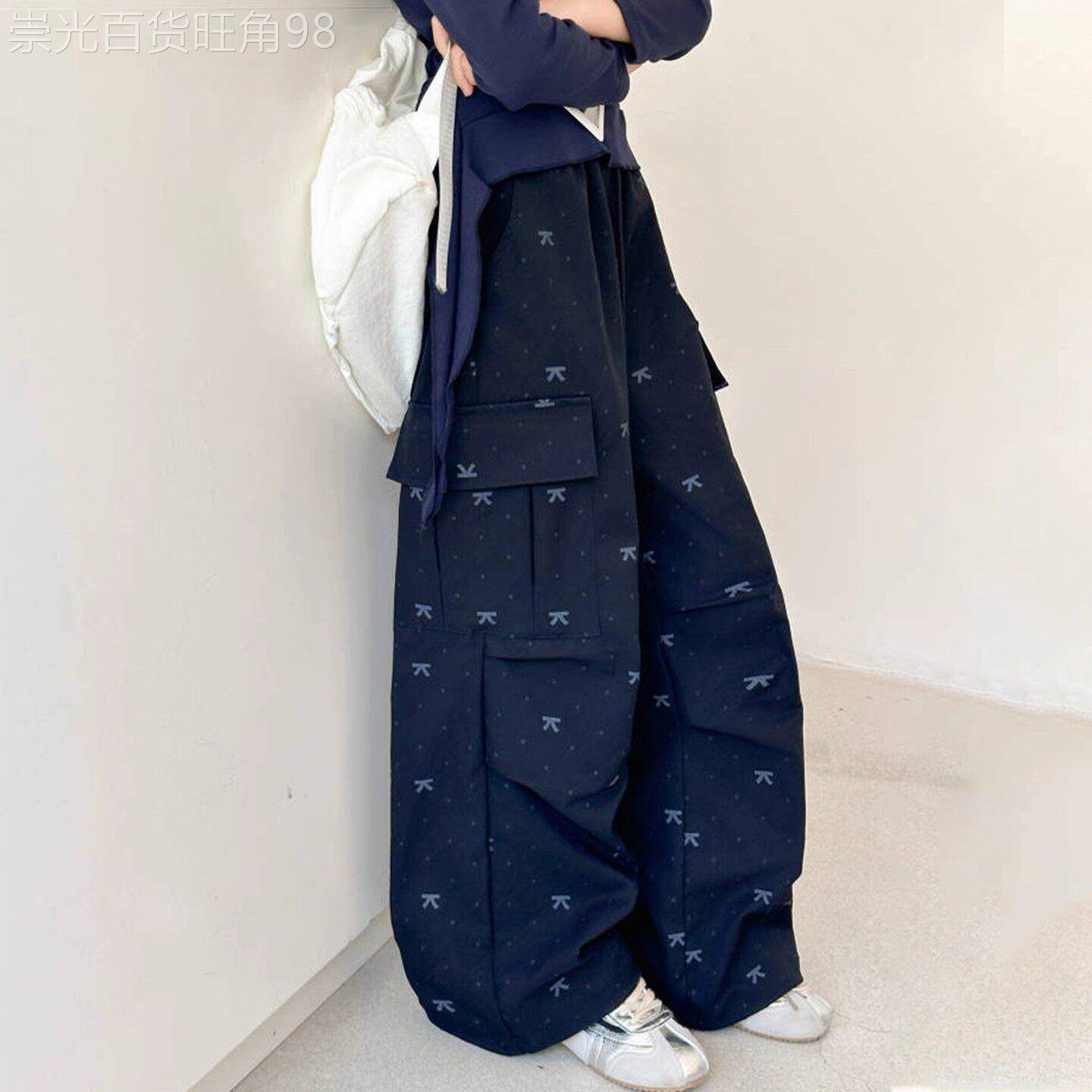 法国Uamtor女童工装裤夏2026新款儿童超好看韩系裤子女大童阔腿裤