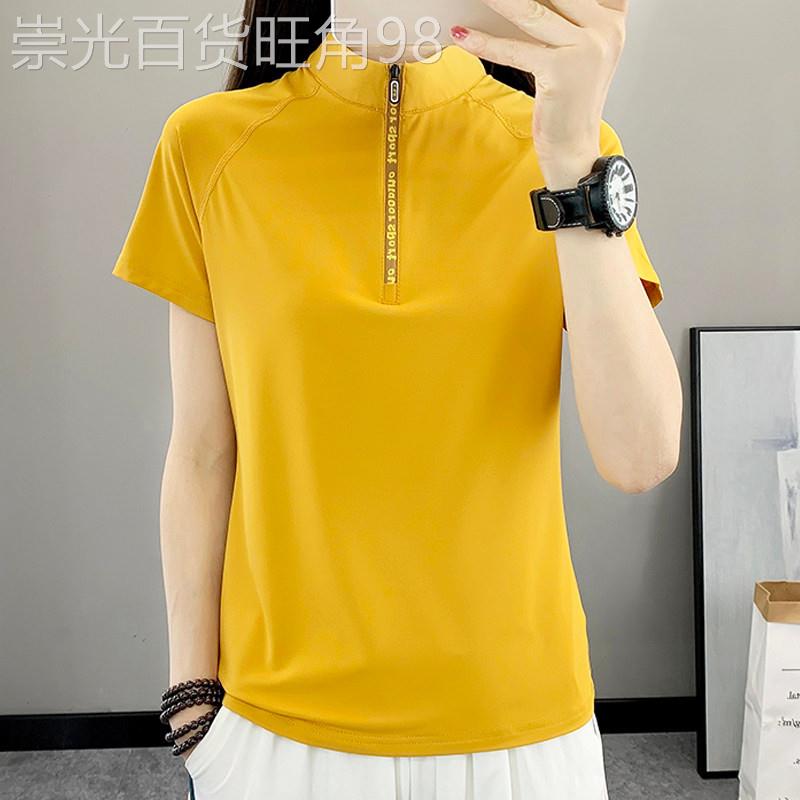 潮牌户外速干衣女夏短袖t恤上衣运动吸汗透气修身显瘦徒步快干衣