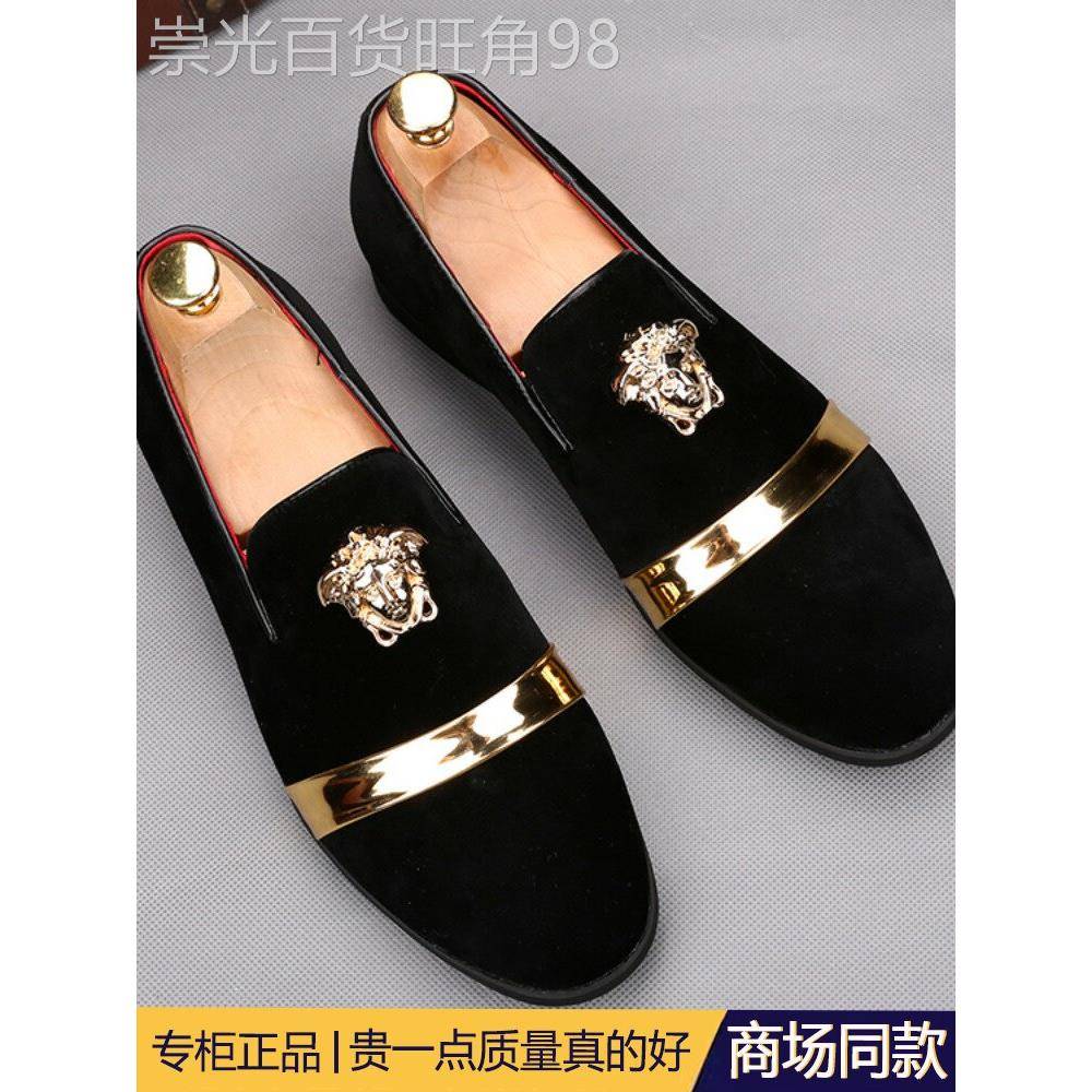 采购产品高档男士休闲鞋，麂皮磨砂增高豆豆鞋，尖头小皮鞋，社交