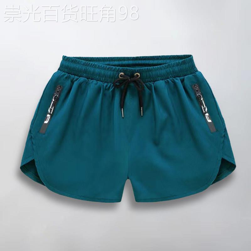 沙滩短裤男泳裤3分 冰丝速干运动可下水手机高弹跑步专用健身夏季