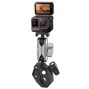 适用影石Insta360 Ace Pro 2运动相机骑行电动车支架配件骑车自行车摩托车山地车车把单车固定架万能夹蟹钳夹