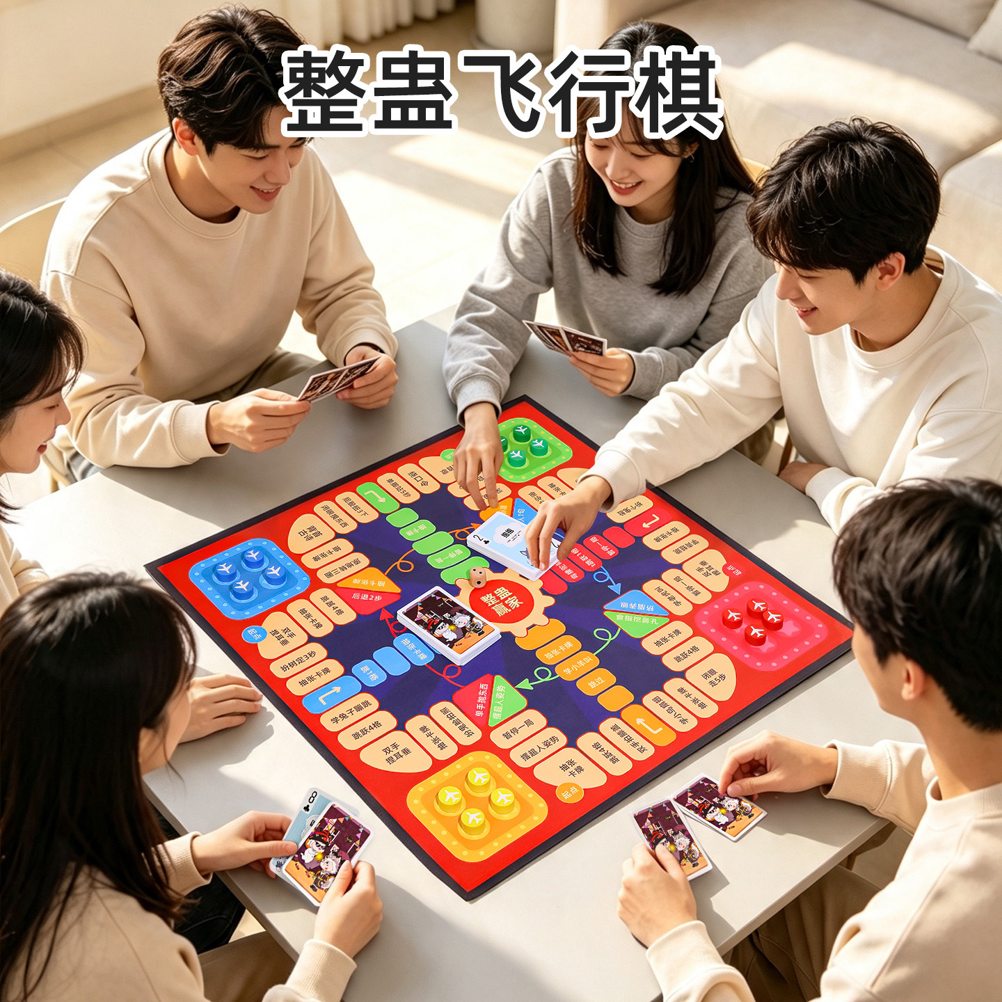 整蛊飞行棋亲子互动桌游益智图片