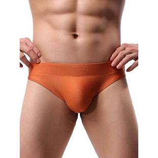 Men 舒适透气运动纯色内裤 三角裤 贴身低腰男士 underwear 性感大码