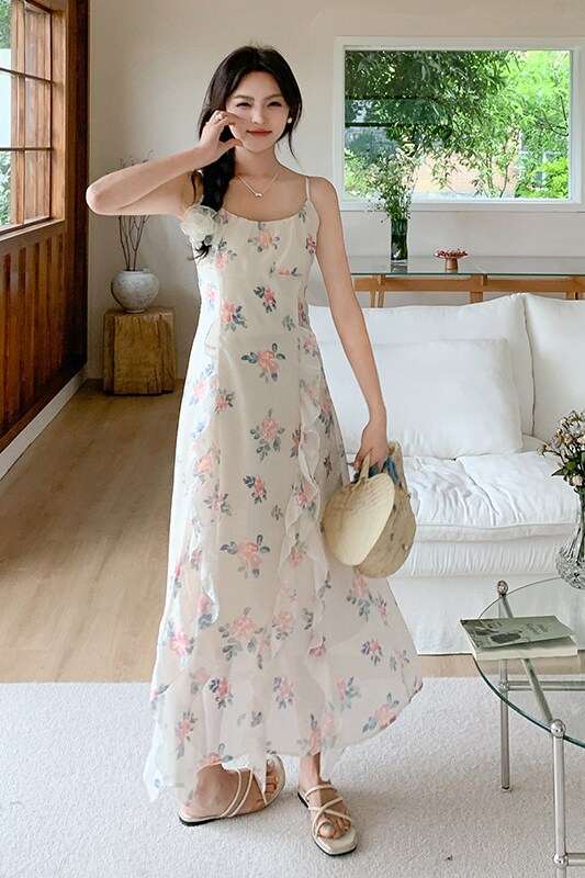 【档口现货】设计感吊带裙222-P125-K188,女装连衣裙,浙宝222（原006）