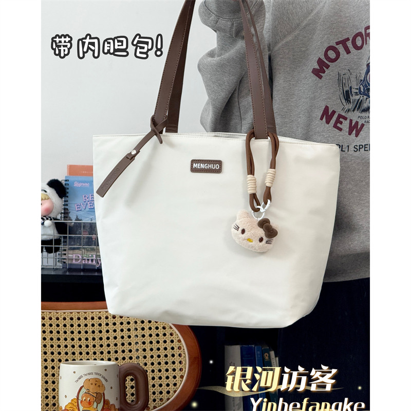 大容量包包女韩系ins新款简约休闲单肩包大学生百搭通勤托特包