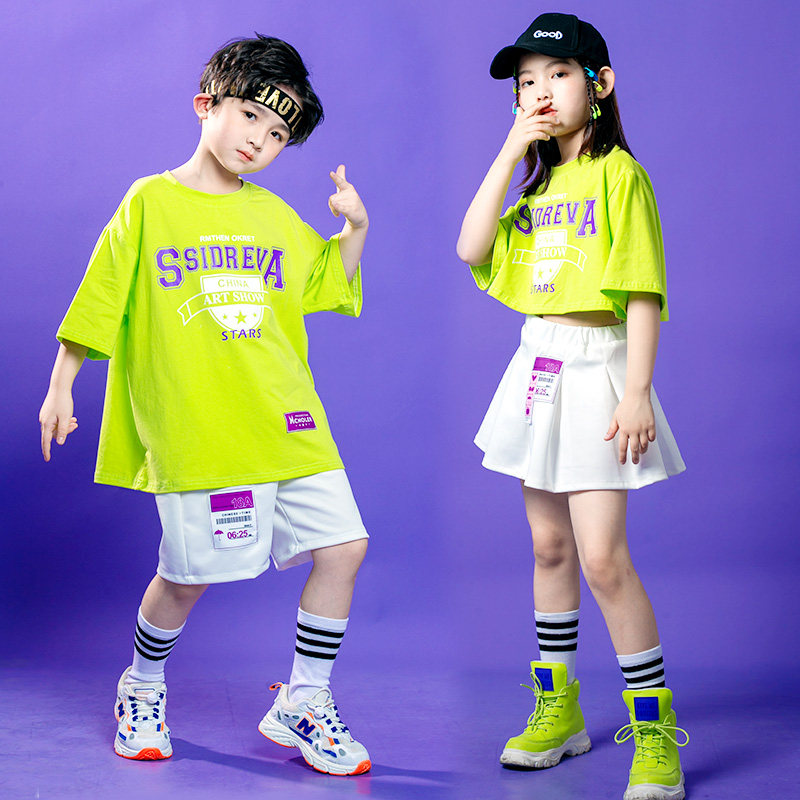 六一儿童街舞服装男女套