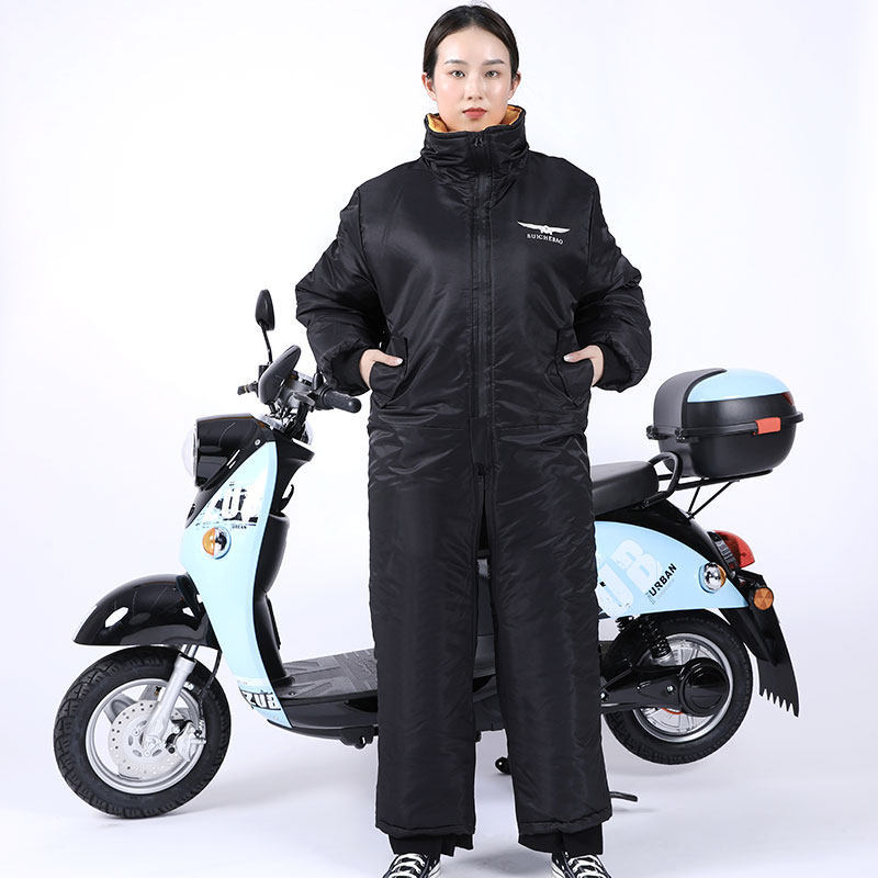 骑行服男摩托车加绒分腿挡风衣冬季保暖机车防风防水防雨骑车装备