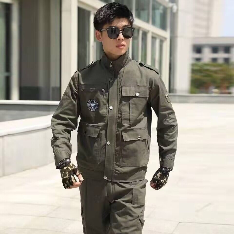 工作服男装电焊工防烫纯