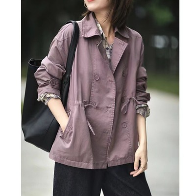 工装风衣女休闲收腰夹克外套