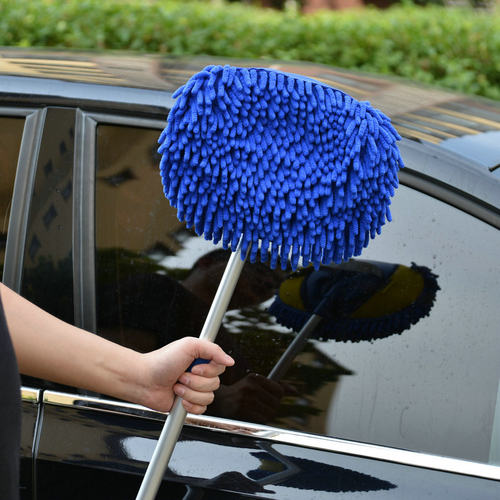 可伸缩洗车拖把~雪尼尔材质柔软