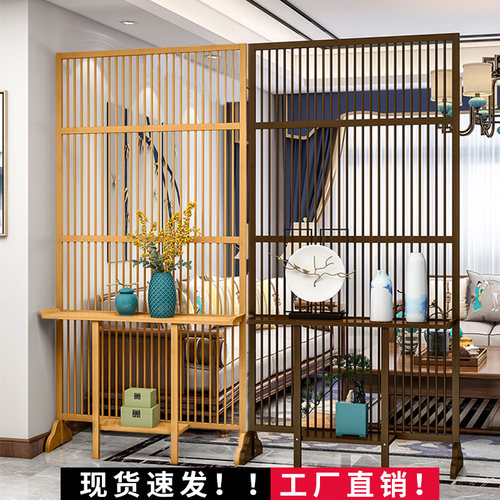 入户玄关柜正对门客厅双面隔断柜新中式沙发屏风置物架轻奢装饰柜