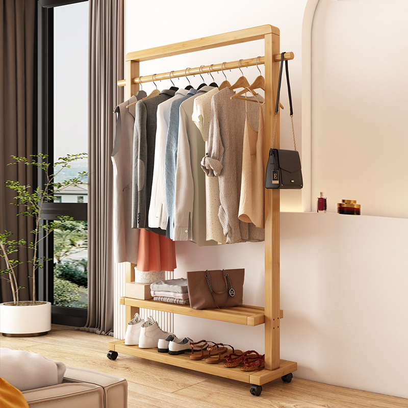 挂衣架落地卧室衣帽架衣服置物架