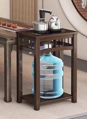 可移动茶水架沙发边几茶几茶桌侧边柜泡茶台烧水壶一体水桶置物架