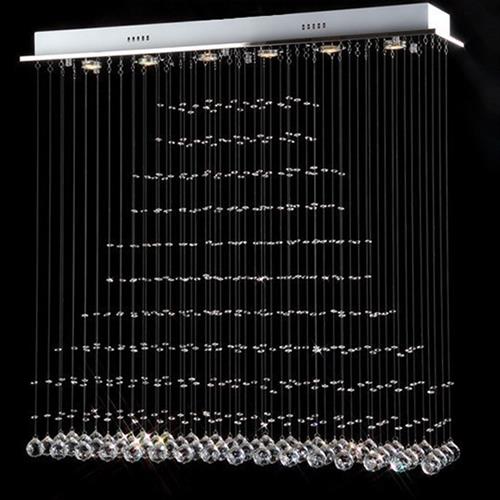 现代水晶吊灯餐厅吊线灯饰灯具吧台灯隔断厂家