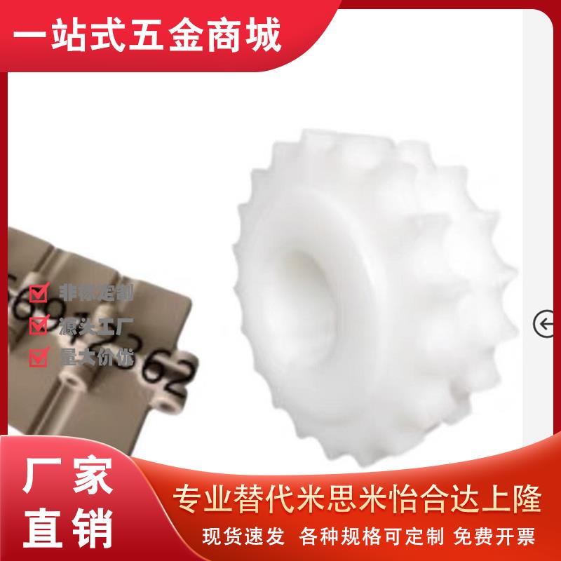 826米思米TPCH塑料TPSP平顶链惰轮TPDR21 23 -25 30 35 40/1143