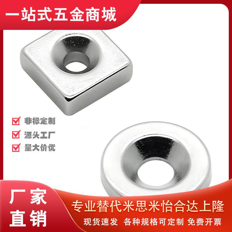 BLS68-A12-T3 BLS68-A8-T3 BLS68-A25-T6磁铁 带平头螺丝磁铁