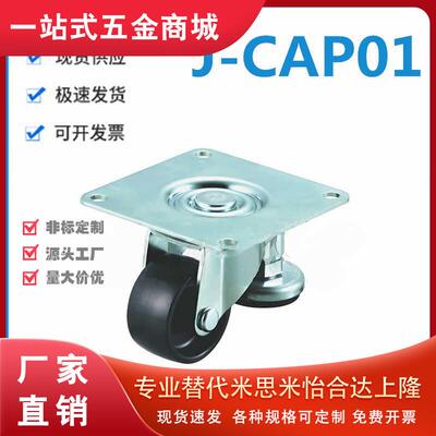 怡和达型 J-CAP01-40/50-NJ 常规水平调节轮 容许载荷30~40kg