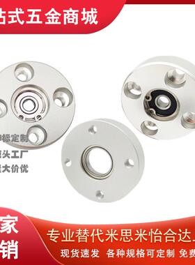 圆法兰轴承座圆型单轴承BGRAB BARA轴承固定座带座轴承支座KBAR铝