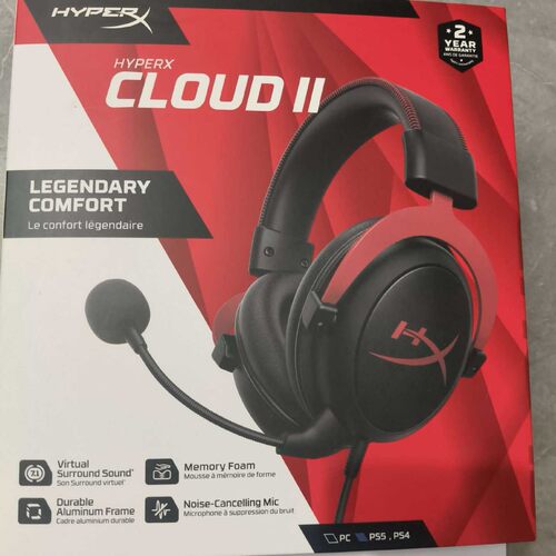 极度未知HyperX头戴式飓风2游戏7.1声卡降噪电竞耳机有线耳罩式