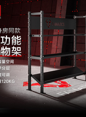 疯拿铁FA100健身房器材置物架瑜伽重力球哑铃壶铃私教收纳架