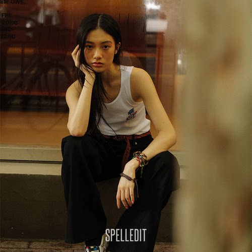 SPELLEDIT韩版SPED修身背心