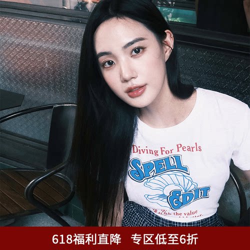 SPELLEDIT新品SP珍珠T恤短袖