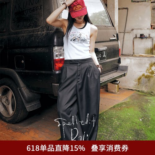 SPELLEDIT2026春季新品扣带西裤