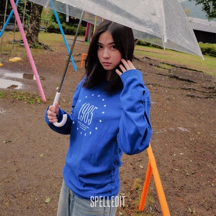 T恤韩系休闲风字母印花内搭上衣女 1985长袖 SPELLEDIT2025冬季 新品