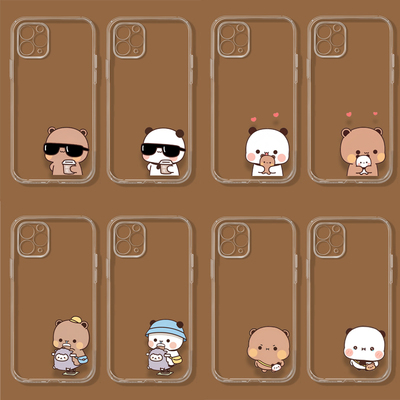 新款高级硅胶透明软壳一二布布手机壳任意机型定制适用苹果17/16/15/1413promax小米华为荣耀vivoppo红米iqoo