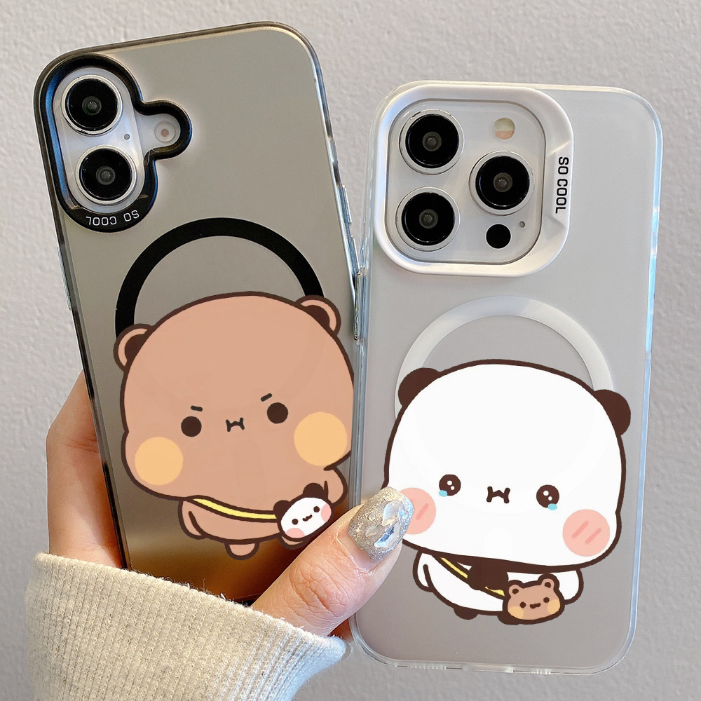 新款一二布布软壳情侣手机壳定制适用苹果16/15/14/13Promax红米K60小米14IQOONeo5SE荣耀70OPPOReno8一加ACE