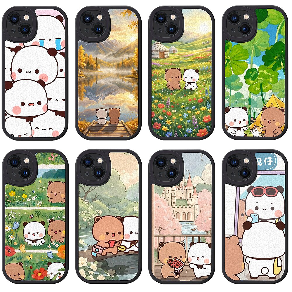 新款小羊皮布布一二手机壳定制任意机型适用iPhone17/16/1514/131211promax红米Note14Turbo4华为Mate80小米