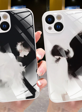 新款艺术小众情侣手机壳定制任意机型适用苹果17promax小米11Civi5魅族20华为Mate70OPPOReno8红米K70VIVO300