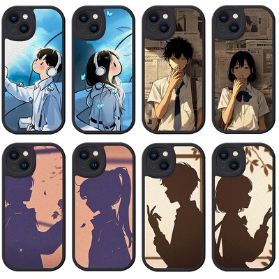 新款小羊皮情侣手机壳高级感定制任意机型适用iPhone17/16/151413promax红米K90荣耀300小米17opporenovivo30