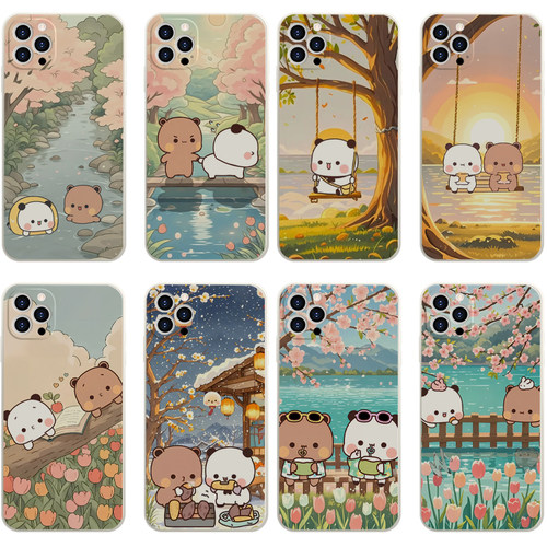 新款高级硅胶软壳一二布布手机壳定制任意机型适用苹果17/16/15/14/13promax小米15vivoppo华为三星一加荣耀