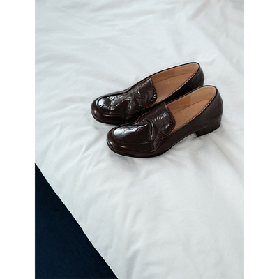 敦绿岛·下班｜Get off work 粗跟通勤深口乐福鞋单鞋四季鞋