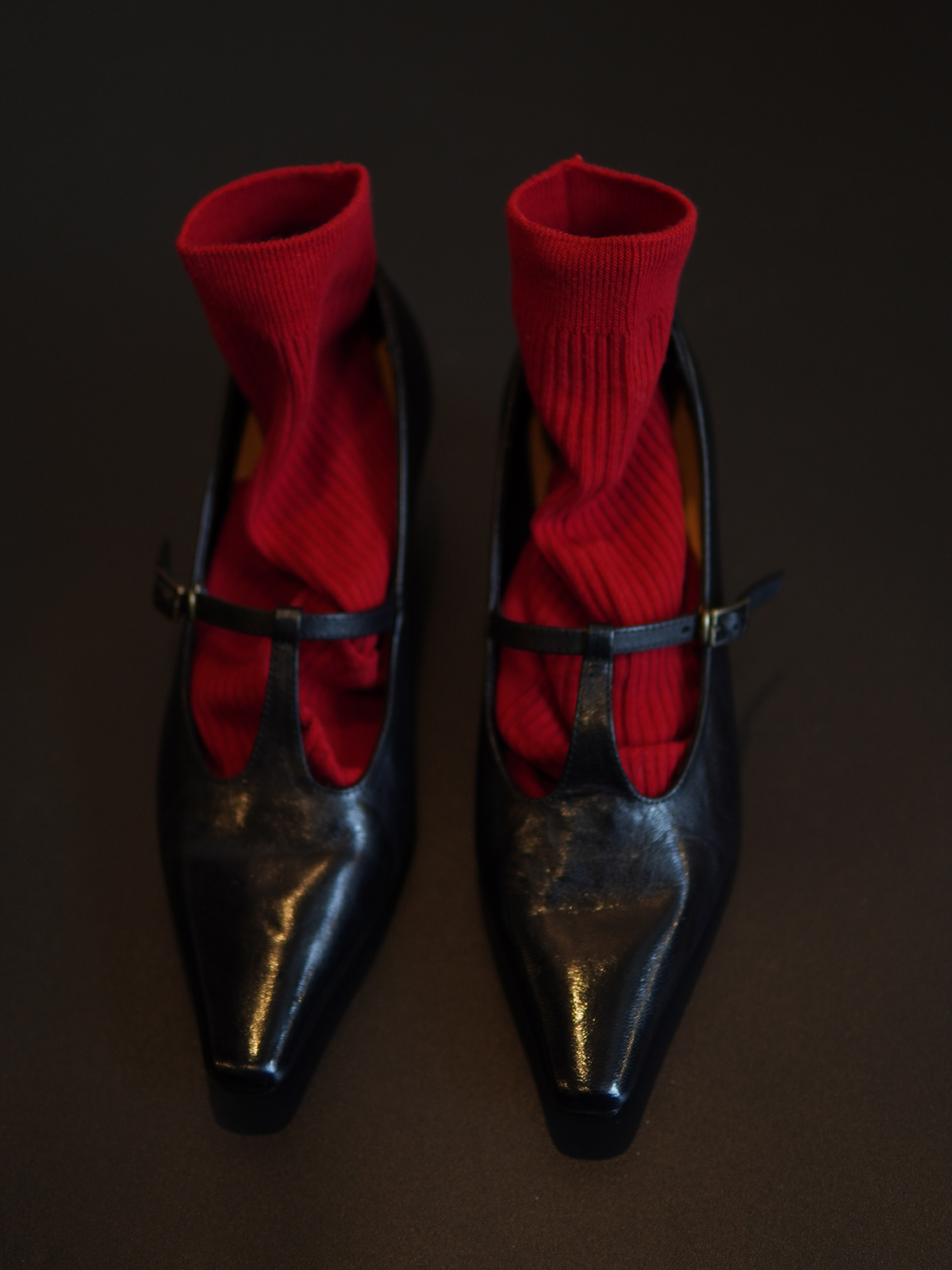 春秋粗跟单鞋敦绿岛浅口法式复古