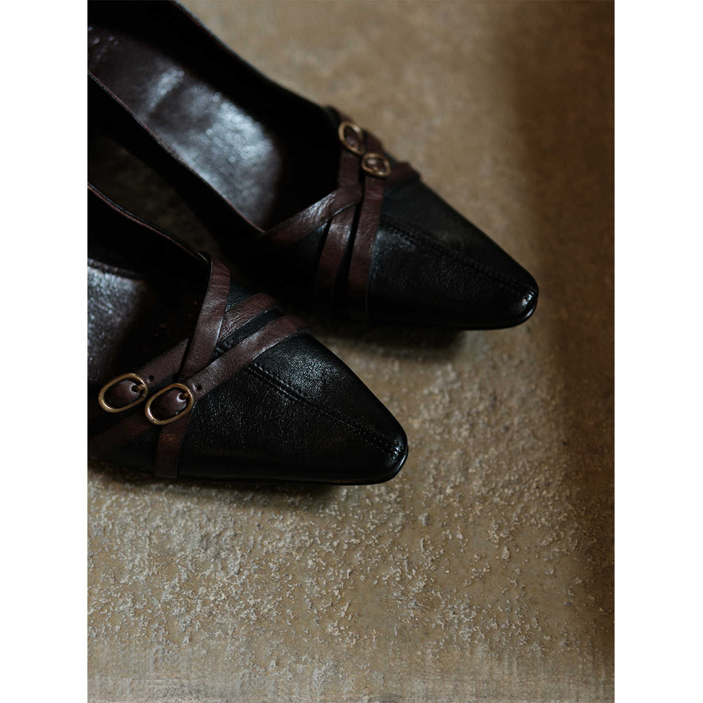 敦绿岛·天才女友｜Genius girlfriend复古尖头高跟鞋vintage单鞋