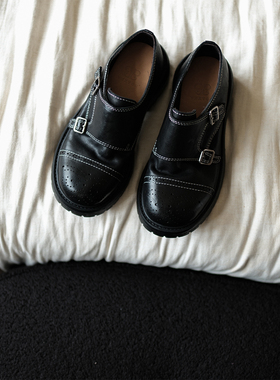 敦绿岛·海蒂｜Heidi 厚底增高小个子四季马皮小皮鞋