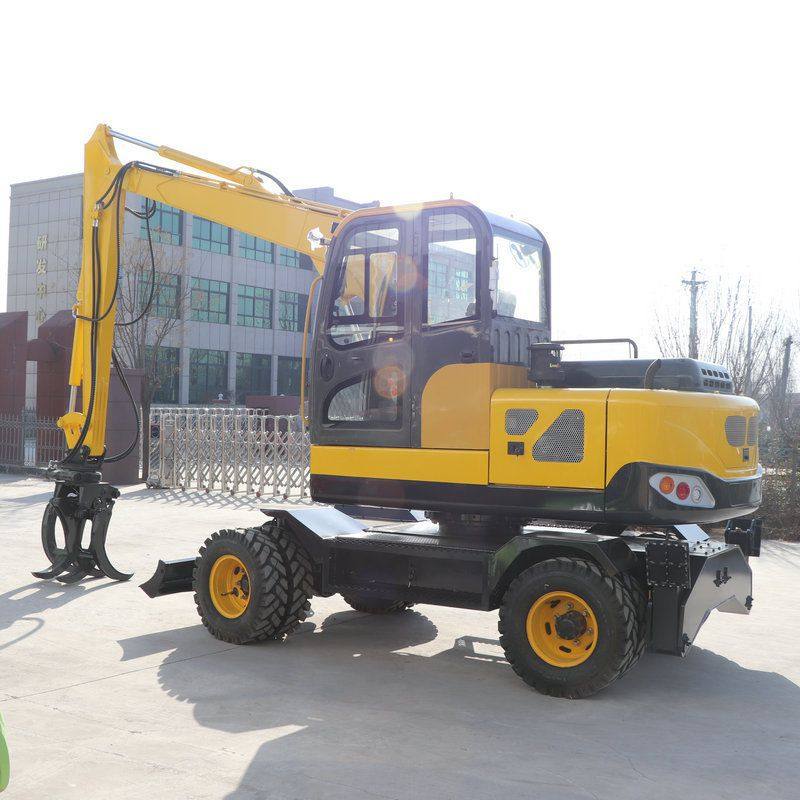 轮式抓木机 90抓铁机抓钢机 厂家现货四驱动力机械行走抓木机