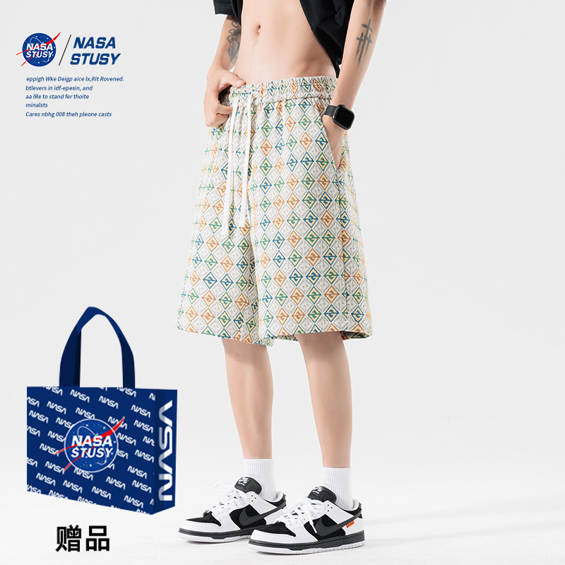 NASA官方进口美式潮牌休闲短裤