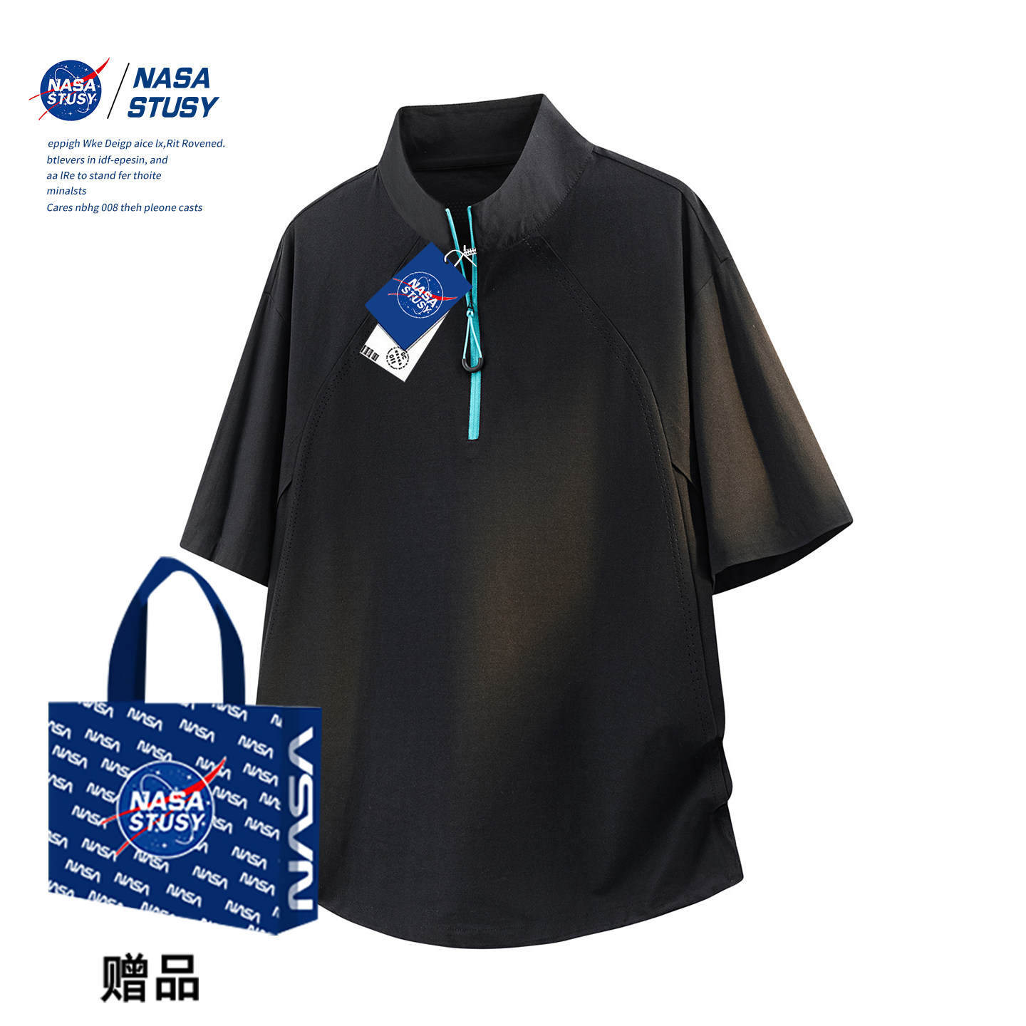 NASA官方进口美式潮牌短袖T恤图片