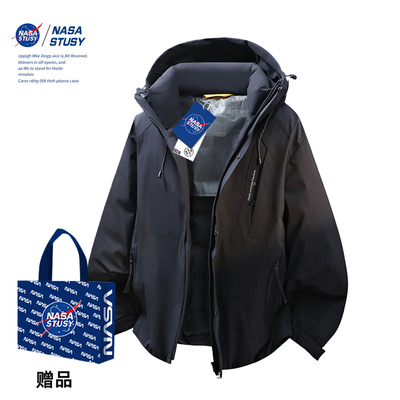 NASA官方进口美式潮牌棉衣外套
