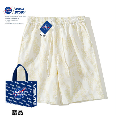 NASA官方进口美式潮牌休闲短裤