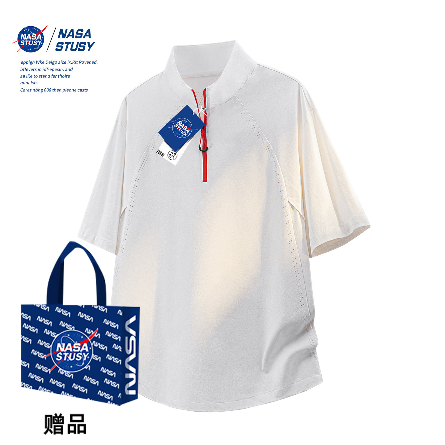 NASA官方进口美式潮牌短袖T恤图片